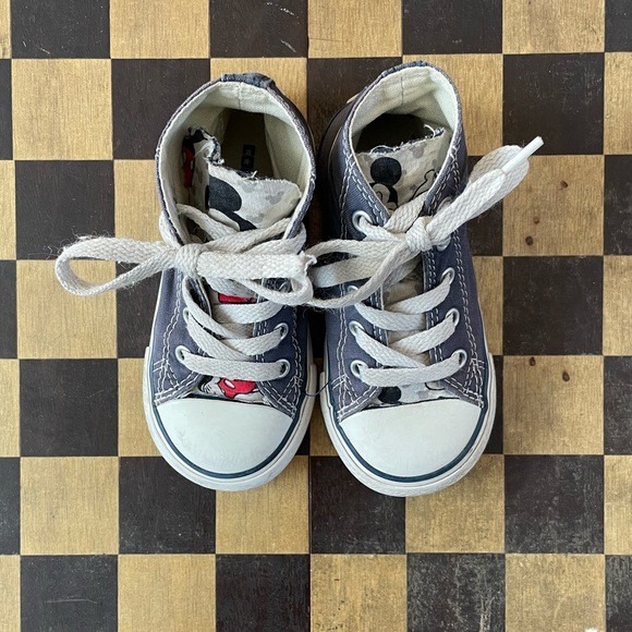 Converse Mickey Mouse High Top Sneakers - Picture 3 of 6